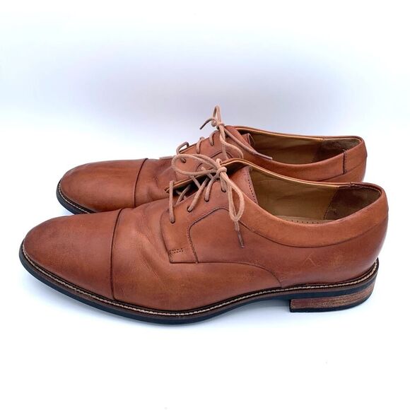 Cole Haan Brown Leather Oxfords - Very Good Condition - Picture 2 of 15
